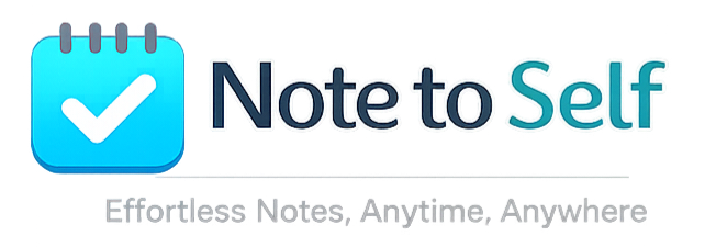 Note to Self